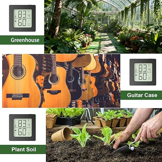 2 Pcs Digital Hygrometer Indoor Thermometer Humidity Meter Room Thermometer - Image 5