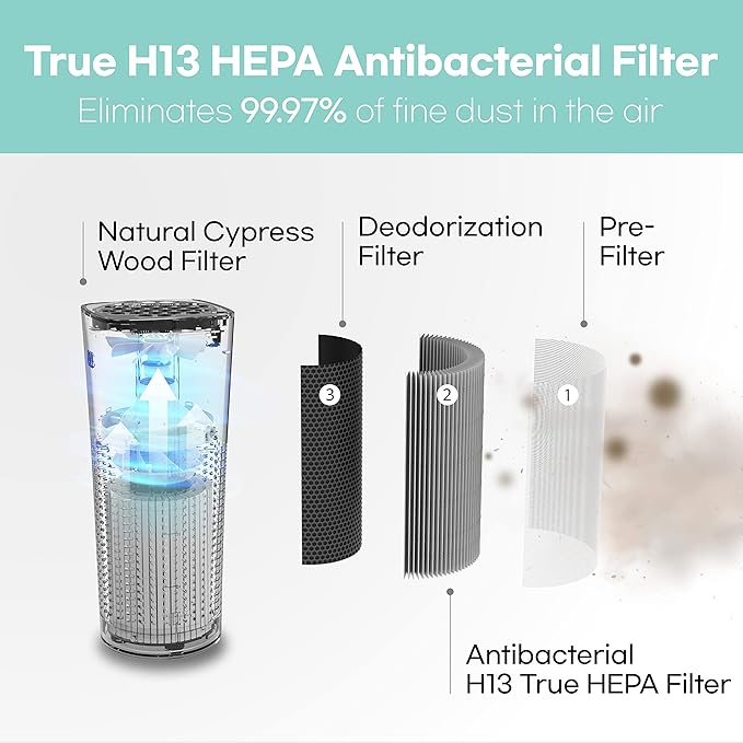 IMUNSEN M-003W True HEPA 13 Filter Air Purifier - Image 2