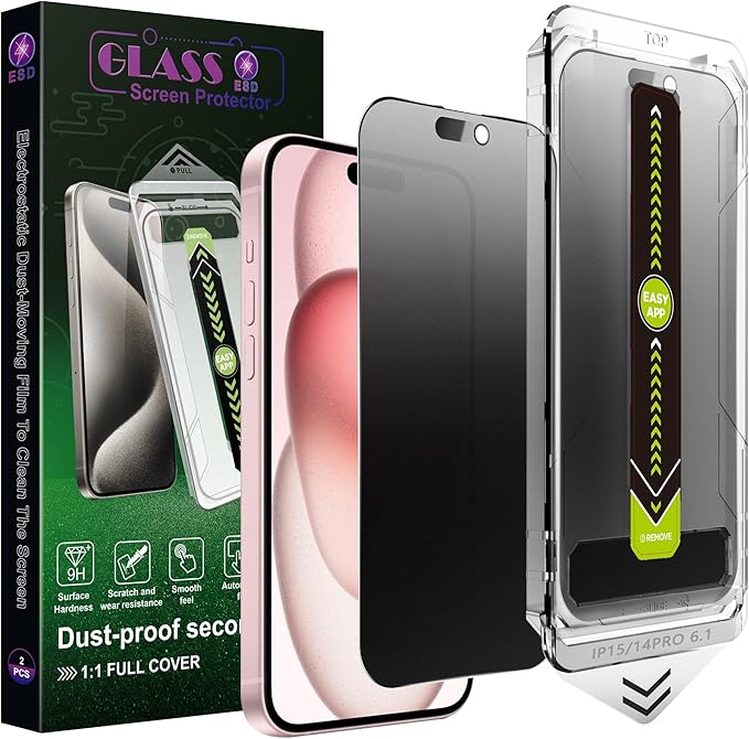 9H Tempered Glass, Anti-Glare, Full Coverage, Anti-Fingerprint, Auto Dust by SYSHANGYAN