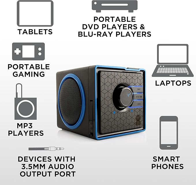 GOgroove SonaVERSE BX Wired Portable Speaker - Image 5