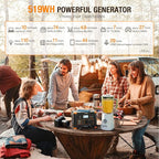 519Wh Outdoor Solar Generator - Image 2