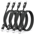 USB C to USB C Cable, 5A Fast Charging Nylon Braided USB-C to USB-C Phone by Avatcen