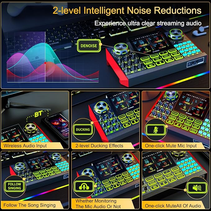 podcast microphone bundle, Live Sound Card - Image 2