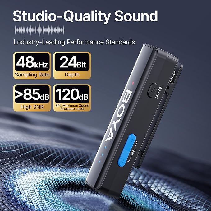 BOYA BOYALINK 2 A2 Wireless Lavalier Microphone - Image 2