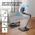 Phone Holder For Desk, With Magnetic Design, Tablet Stand for iPad, With Heavy - Image 3