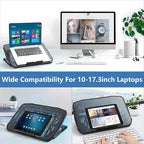 Adjustable Laptop Stand with 6 Quiet Cooling Fans, Upgraded Laptop Cooler - Image 4