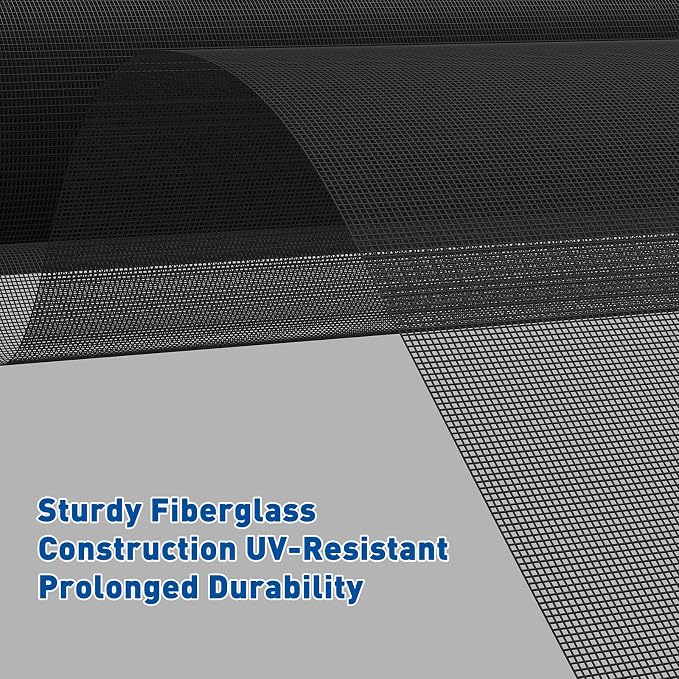 MAGZO Window Screen Replacement Mesh Roll, 37.4in × 16.4ft Invisible Upgraded - Image 2