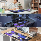 Mouse Pad, Large Ocean's Crest Leap Desk Mat, Extended Non-Slip Gaming Keyboard - Image 7