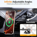 Coolpow for MagSafe Car Mount Charger【Ultra Magnet】Magnetic Phone Holders for - Image 8