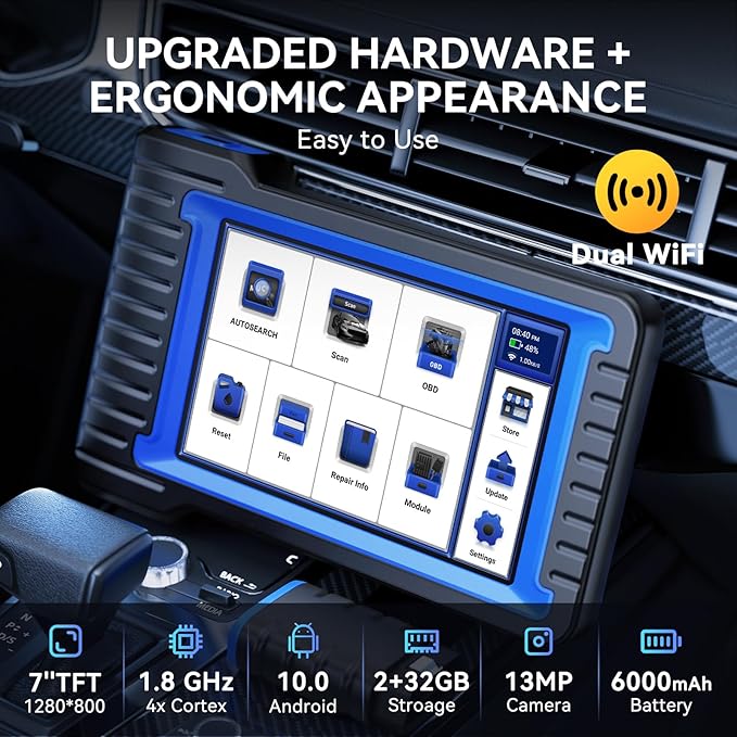 MUCAR OBD2 Scanner Diagnostic Tool, Bidirectional Scan Tool, All Systems 28+ - Image 6