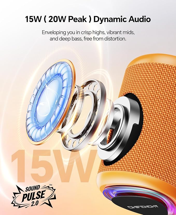 Portable Bluetooth Speaker Beach Essentials: Powerful Crystal Clear - Image 2