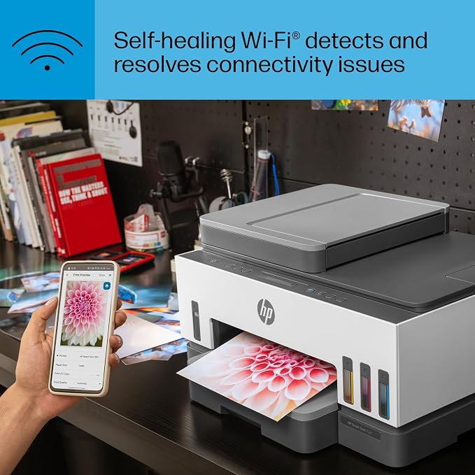 HP Smart Tank 7301 Wireless All-in-One Refillable Ink Tank Printer, Copier - Image 15