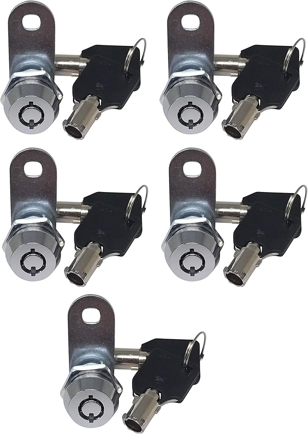 Admiral Locks Tubular Cam Lock, Keyed Alike Removable Key RV Compartment by AdmiralLocks