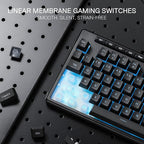 Redragon K516 Shiva TKL Wired RGB Membrane Gaming Keyboard, 87 Keys - Image 4