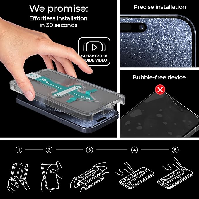 Deppa |2 Pack| Anti-Blue Light Screen Protector - Image 4