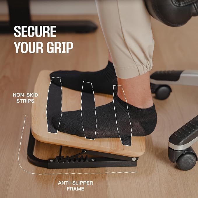 Adjustable Under Desk Foot Stool - Image 9