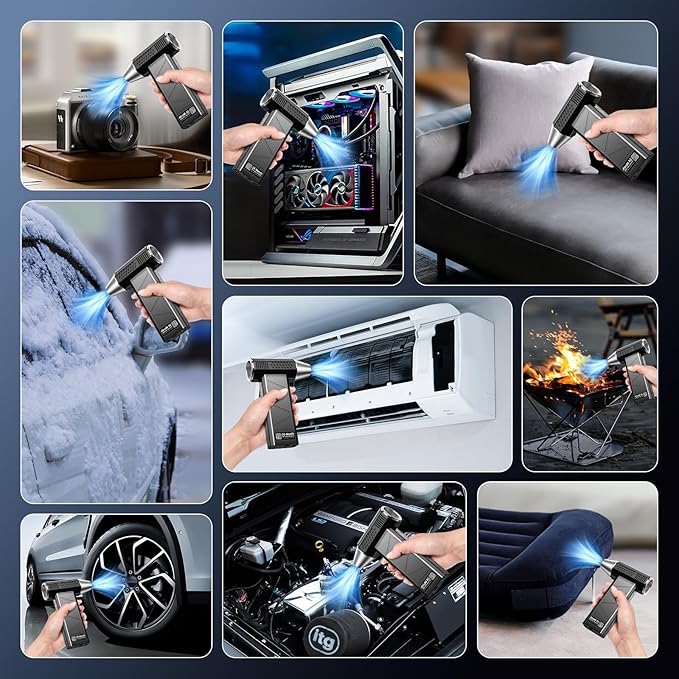 Compressed Air Duster, 380000RPM Electric Air Duster - Image 6