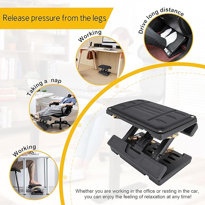 Adjustable Foot Rest Under Desk - Image 2