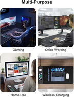 TopMade Mouse Pad with 15W Fast Wireless Charging, 35.43"x15.75" XXXL Large - Image 8