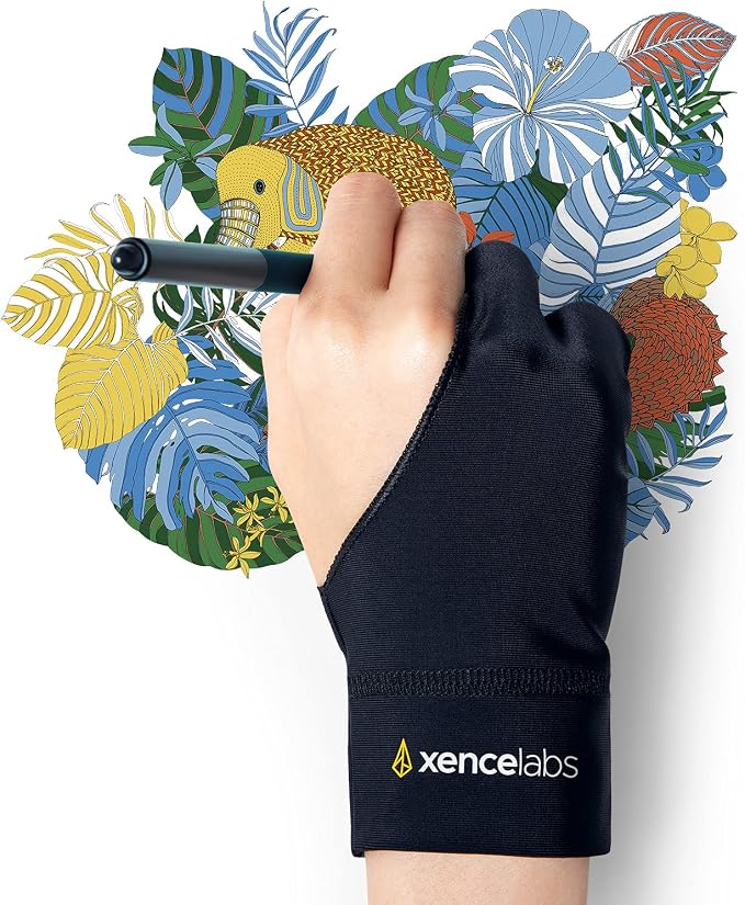 XENCELABS Drawing Glove, Breathable Artist Glove by XENCELABS