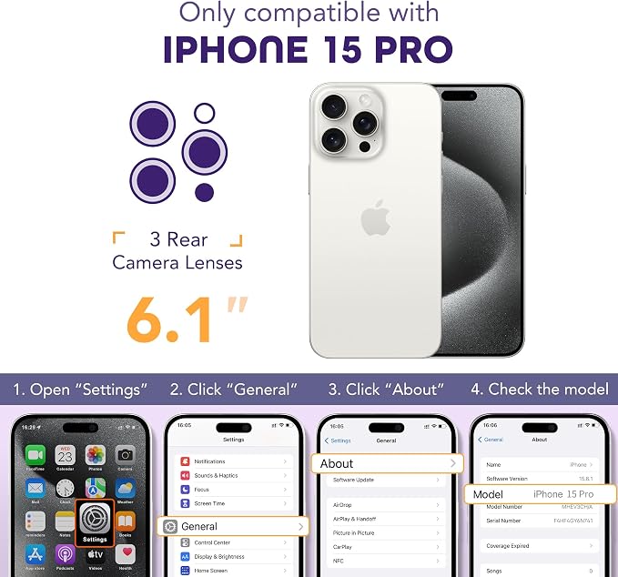 Magnetic for iPhone 15 Pro Case, Compatible - Image 8