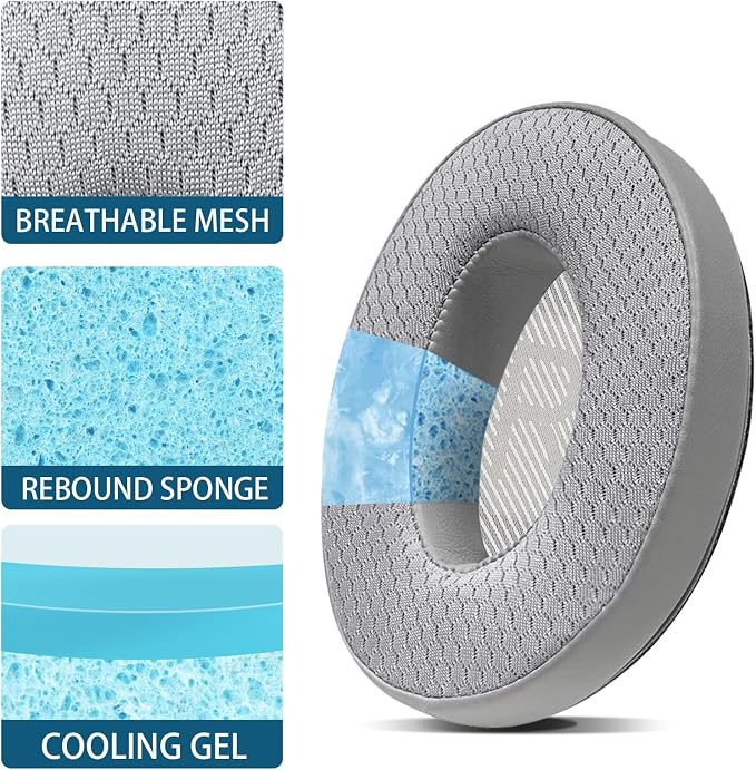 Cooling Gel Headphones Replacement Ear Pads - Image 3