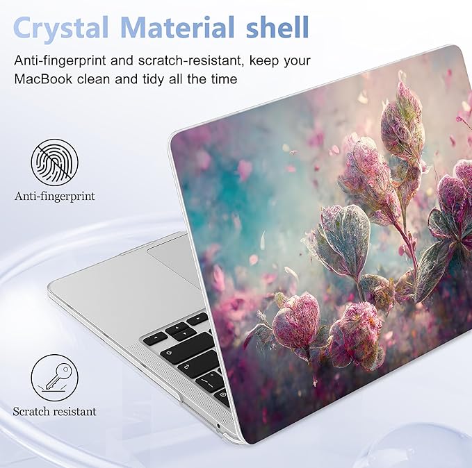 Case for MacBook Pro 13 inch with/Without Touch Bar, Hard Shell + Keyboard - Image 6