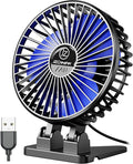 JZCreater USB Desk Fan, Mini Portable Fans, 3 Speeds Desktop Table Cooling Fan by JZCreater