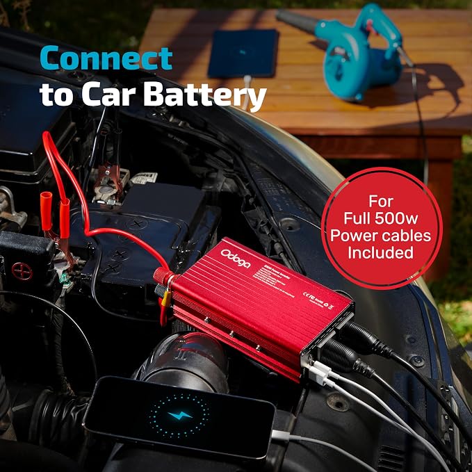 500W Car Power Inverter 12v to 110v – Car Adapter - Image 6