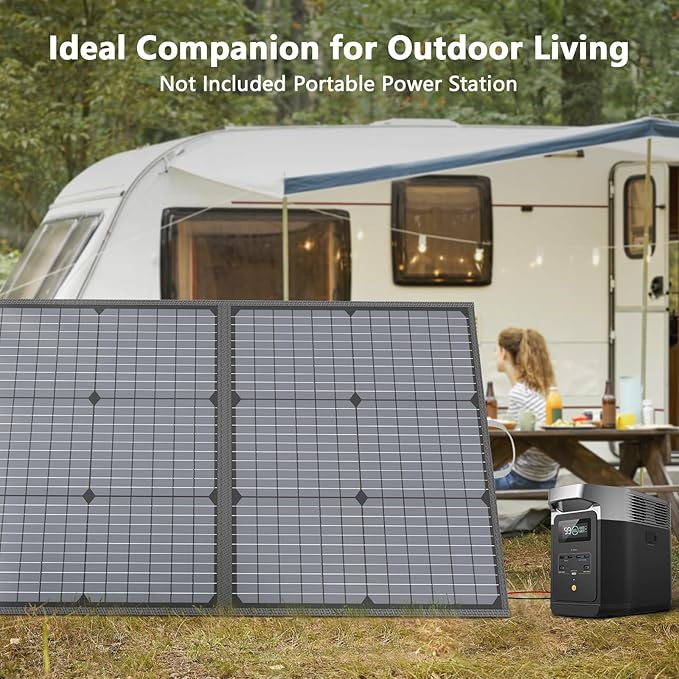 Solar Charger 110W Portable Solar Panel, IP67 Waterproof Foldable Solar Panel - Image 7