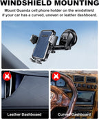 2025 Upgrade Car Phone Holder Mount, Universal Window Cell Phone Car Mount - Image 7