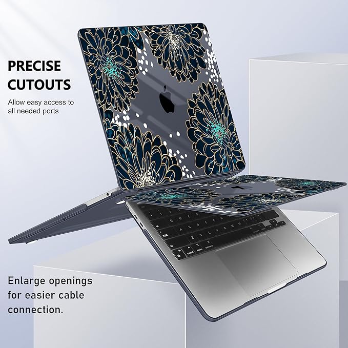Case for MacBook Pro 13 inch with/Without Touch Bar, Hard Shell + Keyboard - Image 8