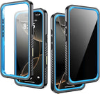 for iPhone 16 Pro Case Waterproof, Built-in Privacy Screen & HD Screen Double by AMILIFECASES