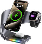 Wireless Charger, 3 in 1 Fast Charging Station by Unknown