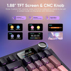 RedThunder K95 Wireless Mechanical Keyboard, TFT Screen & Knob, Trip-Modes - Image 3