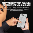 JLab Go Pods ANC True Wireless Bluetooth Earbuds & Charging Case, Hybrid Active - Image 4