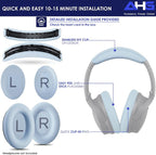 Replacement QC Ear Pad/Headband Pad Cushion. Compatible - Image 8