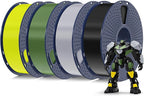 SUNLU PETG Filament 1.75mm 4KG Bundle, Less Stringing and Good Layer Adhesion by SUNLU
