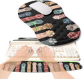 2-in-1 Ergonomic Set, Wave Rise Keyboard Wrist Rest and Massage Bulge Slope by KUOSGM