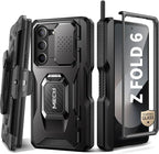 Tongate for Z Fold 6 Case with Ring Stand, Built-in S Pen Holder & HD Glass by TONGATE