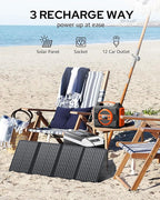 Solar Powered Generator 300W Rated, Portable Solar Generator Power Station - Image 3