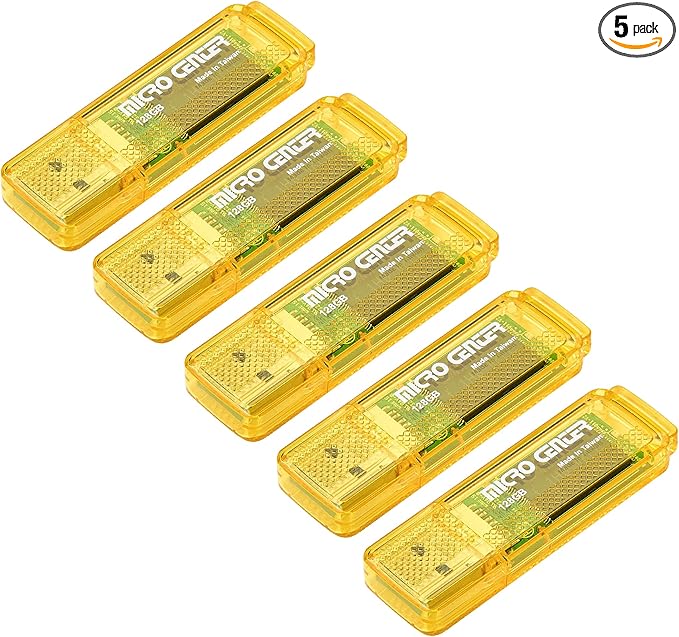 INLAND Micro Center SuperSpeed 128GB 5-Pack Ultra Flash Drive USB 3.0/USB 3.1 by INLAND
