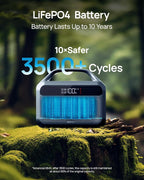 DARAN Portable Power Station 600W - 288Wh Solar Generator LiFePO4 Battery - Image 6