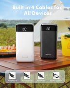 2 Packs Portable Chargers with Built in Cables - Image 2