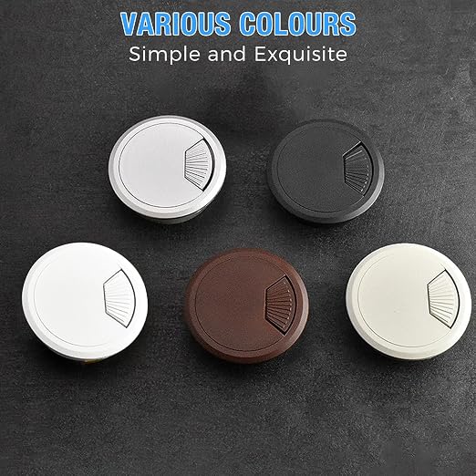 Desk Grommet 3-1/8", Desk Cord Hole Cover, Cable Grommet ABS Plastic, Desk Hole - Image 7