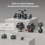 SMALLRIG Quick Release Plate Drop-in HawkLock mini Quick Release Camera Mount - Image 9