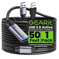 GEARit USB 3.0 Active Extension Cable A-Male to A-Female USB Repeater by GEARit