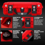 NANUK 910 Hard Case with Customizable Cubed Foam, IP67 Waterproof, Dustproof - Image 6