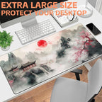 Mouse Pad Large Chinese Landscape Painting Non-Slip Game Desk Mat - Image 6
