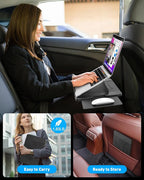 AboveTEK Adjustable Laptop Lap Desk, 3 Ergonomic Angles, PU Leather Non-Slip - Image 6